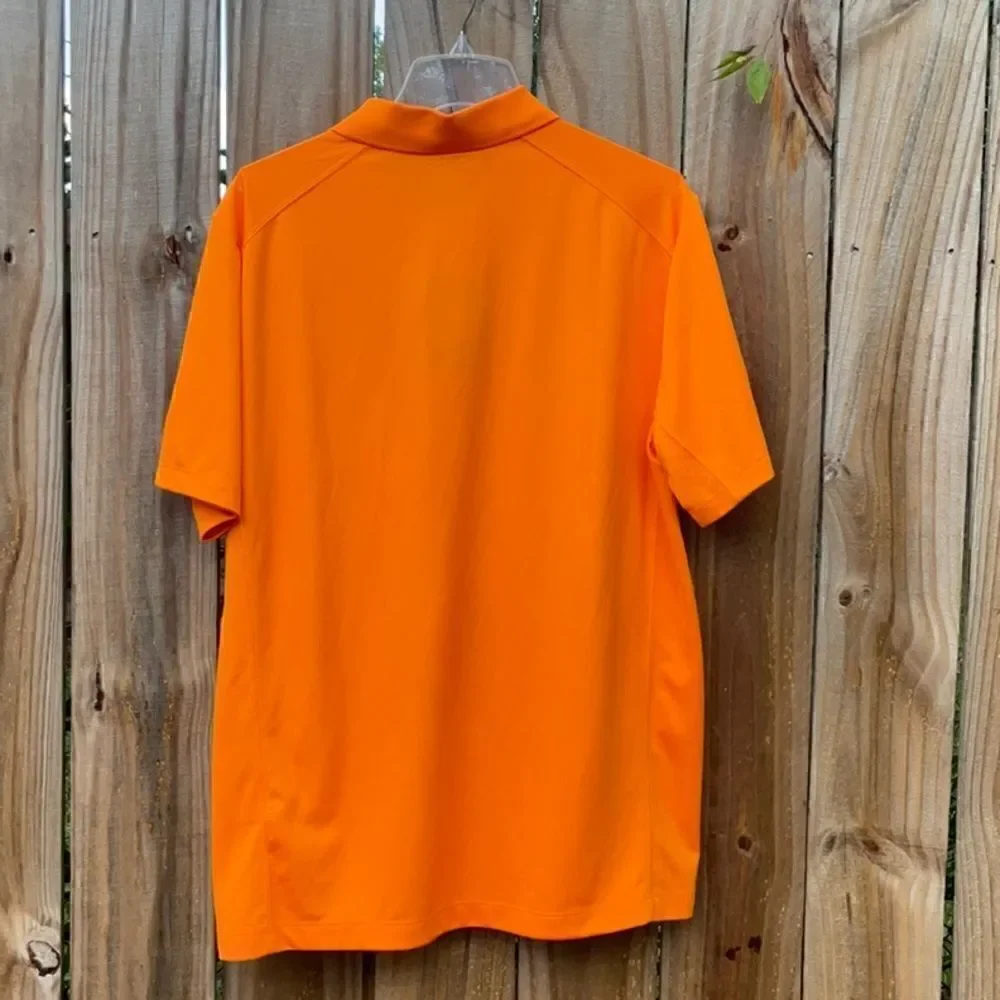 Take 50% OFF- Nike Golf Tour Performance Dri-Fit Orange Short Sleeve, Size-L